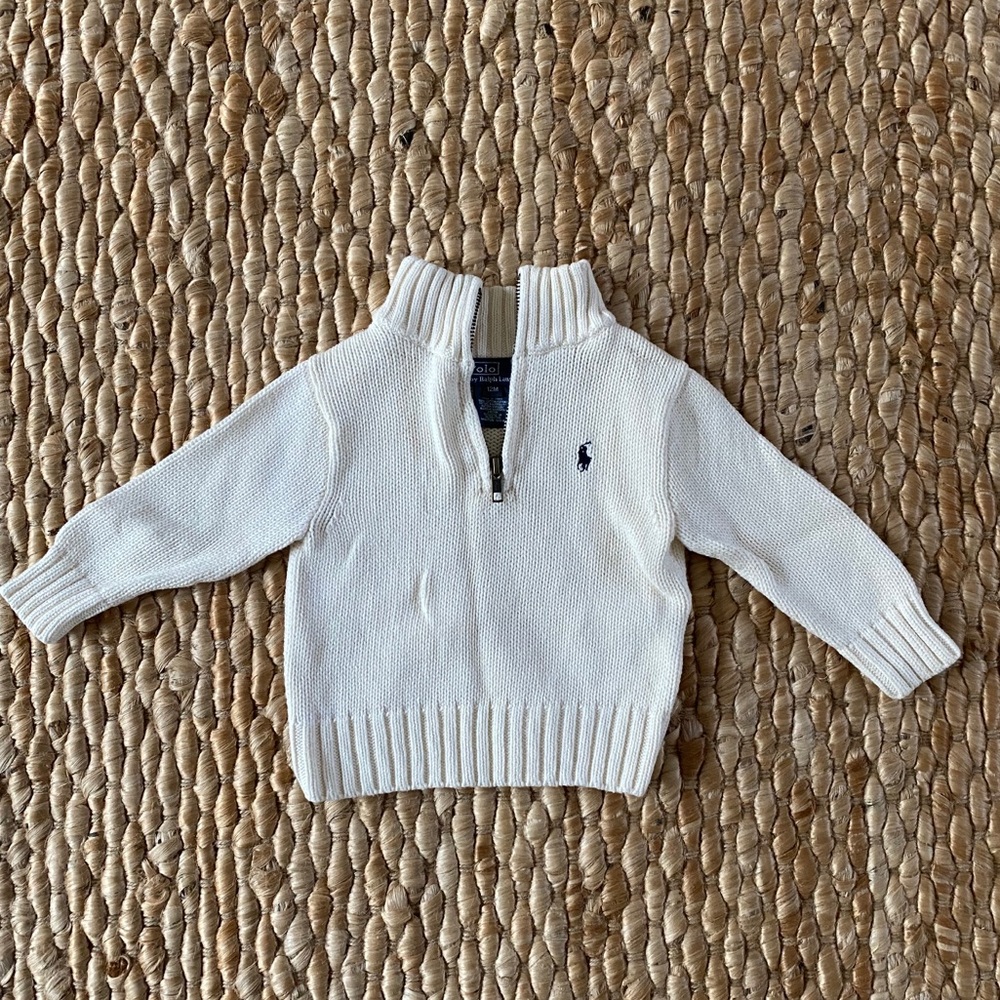 Quarter zip sweater